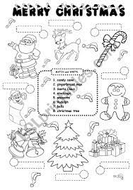 Christmas number worksheet look at the pictures underneath their matching number. Christmas Worksheet Esl Worksheet By Iamirish21