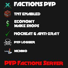 23 rows · welcome to primecraft, a 1.17 factions pvp server with 65+ plugins, 20+ npc vendors, 9+ … New Dyncraft Pvp Factions Server Tnt Anti Xray Nocheat Pvp Logger Mcmmo Ranks Dynamic Economy 1 8 X 1 9 X 1 10 X Pc Servers Servers Java Edition Minecraft Forum Minecraft Forum
