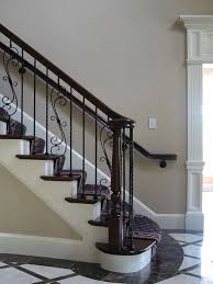 Iron Baluster Design Ideas Pictures Remodel And Decor Traditional Staircase Stair Remodel Iron Stair Balusters