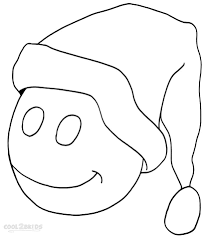 Printable Santa Hat Coloring Pages For Kids Santa Coloring Pages Free Christmas Coloring Pages Coloring Pages For Kids