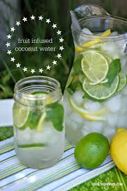 Run the grapefruit wedge around the rim of a rocks or collins glass. Fruit Infused Coconut Water Recipe Perfect Pairing With Life Choice Bars Barnutrition Shop Cbias Coconut Water Recipes Water Recipes Fruit Infused