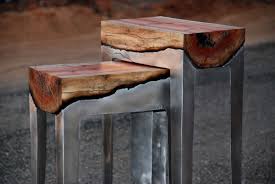 Designer Hilla Shamia Fuses Cast Aluminum And Tree Trunks To Create One Of A Kind Furniture Pieces Handmade Wood Furniture Aluminum Furniture Gorgeous Furniture