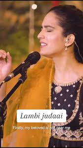 Lambi Judaai 💛 #reshma #punjabi #indiansinger #fyp #punjabitiktok  #pakistanimusic #desitiktok #amritakaur #indiansinger