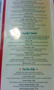 Kid friendly 5 thin crust cheese pizza. Menu Cover Page At Leona S Picture Of Leona S Italian Restaurant Pizzeria Elk Grove Village Tripadvisor