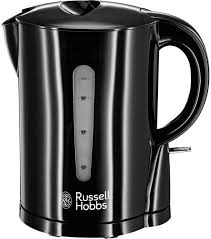 Russell Hobbs 21440 Essentials Cordless Black Plastic Jug Kettle 2 2kw 1 7l Kettle Plastic Jugs Electric Kettle