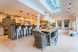 If you are looking for a kitchen window ideas for a tight space, such as a window above a sink, or want to leave the windowsill free for kitchen storage or display, window film's a winning dressing. Dining Room Skylight Eclectic Kitchen Shoot Factory
