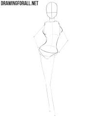 You don't have to draw a square. How To Draw An Anime Girl Body