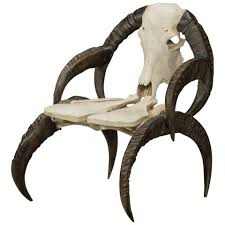 Trophy Chair Of African Buffalo 1910 1920 Chair Fantasy Furniture African Buffalo