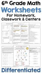 These 6th Grade Middle School Math Worksheets Are Common Core Aligned And Would Be Perfect For Teaching Division Math Worksheets Math Answers Common Core Math