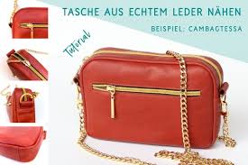Überlappen sie auf beiden seiten den stoff jeweils im abstand von ca. Ledertasche Mit Reissverschluss Nahen Cambag Tessa Crearesa De