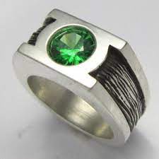 Amazing Someone Makes Gl Engagement Rings Mjg Silver Green Lantern Ring Wedding Band 8mm Green Cubic Zicon Green Lantern Ring Green Lantern Geek Stuff