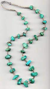 American Indian Turquoise Jewelry Necklace This Vintage Native American Jewelry Turquoise Necklace Was Collares Collar Bisuteria Joyeria De Nativos Americanos