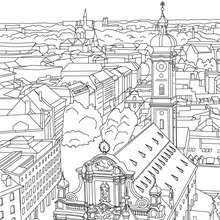 Coloring pages with town landscapes. Famous Places In Germany Coloring Pages Sea Bridge Of Sellin Famous Places Coloring Pages Attractions In Germany