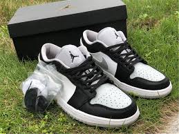 Nike Air Jordan 1 Low Shadow White Atmosphere Grey Black Shop Air Jordan 1 Low Black Grey Toe 553558 110 In 2020 Air Jordans Jordan 1 Low Jordan 1 Gray