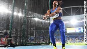 A new meet record. hammer throw gold medalist gwen berry raised her fist— —raising her fist— —raised a fist to protest social injustice. Without The 2020 Games Olympian Gwen Berry Is Considering Unemployment Cnn