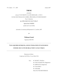 Pdf Les Liquides Ioniques Leur Utilisation Et Leur Role Comme Solvants De Reaction Catalytique