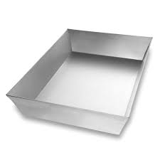 Chicago Metallic 91014 Rectangular Pizza Pan 10 1 10 X 14 1 4 X 2 1 2 Noncoated 22 Ga Aluminized Steel