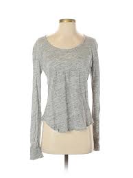 Details About Steven Alan Women Gray Long Sleeve T Shirt Sm Petite