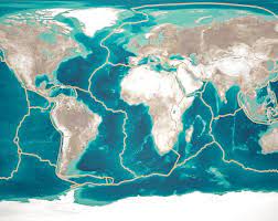 Map Of Continental Plates Plate Boundaries | National Geographic Society