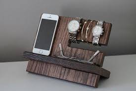 Mens Wood Tray Valet Jewelry Box Storage Dresser Nightstand Organizer Phone Nightstand Organization Wood Diy Oak Nightstand