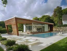 From the luxurious caribbean and mediterranean mansions to quaint island architecture or even california cabana style homes, all of our designs will work well as a pool home. Modern Pool House Modern Pool House Pool Houses Modern House Design