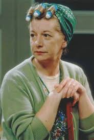 Christmas 1987 Coronation Street. When Hilda Ogden bids farewell to go and  work as a housekeeper for a Doctor. Wish me well as you wave me goodbye..