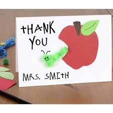 Thank you  teacher's name ! Teacher Appreciation Thank You Card Teacher Appreciation Cards Thank You Cards From Kids Teacher Thank You Cards