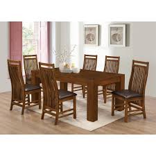 Buy number of seats 6 type dining table features extending and get the best deals at the lowest prices on ebay! Yaxley Large Wooden Dining Table With Six Chairs Rustic Oak Finish