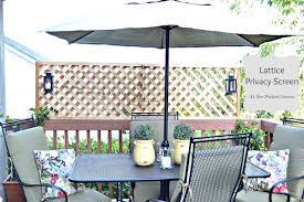 Whether you're dealing with neighbors in close proximity, traffic noise, or an unsightly view, these deck privacy ideas offer simple solutions for a more secluded outdoor space. Lattice Turned Deck Privacy Screen