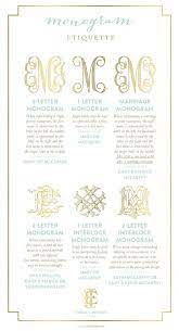 Monogram Etiquette Good To Know Marriage Monogram Monogram Monogram Wedding