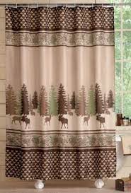 Lodge Rustic Shower Curtain Rustic Shower Curtains Lodge Decor Moose Lodge Decor