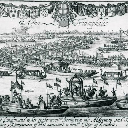 The English Fort of Bombay This hand-coloured copper engraving presents two views on a single plate of the English Fort of Bombay — the Castle — the upper showing it from the