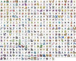 The pokémon franchise entered its second generation in 1999 with 100 new pokémon species from the johto region added to the original 151 to form a total of 251 pokémon, and all were featured in the rpgs pokémon gold and silver for game boy color. All Pokemon With Names By Murhtcil1 Deviantart Com On Deviantart Pokemon Names All Pokemon Pokemon Characters Names