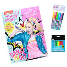 100% free coloring page of jojo siwa. Jojo Siwa Nickelodeon Girls Coloring Gift Set Book With Markers And Colored Pencils