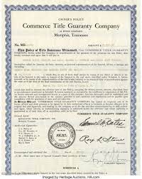 What does title insurance cover? Elvis Presley And Parents 1956 Home Title Insurance Policy Just Lot 23506 Heritage Auctions