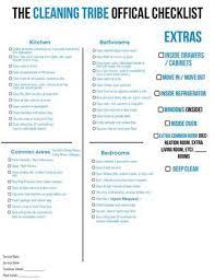 Services Cleaning Tribe Cleaning Checklist House Cleaning Services Cleaning Business House Cleaning Checklist
