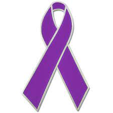 Since many advocacy groups have adopted ribbons as symbols of support or. Purple Ribbon Pin Pinmart