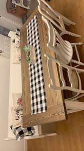 Farmhouse Table With Church Pew And Mismatched Chairs Farmhouse Style Kitchen Table Vintage Living Room Country Living Room