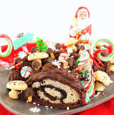 Dust the top with cocoa powder. Buche De Noel Yule Log Cake Palatable Pastime Palatable Pastime