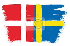 Finden sie hochwertige fotos, die sie anderswo vergeblich suchen. Danemark Flagge U Schweden Flaggen Vektor Handgemalt Mit Gerundeter Fototapete Fototapeten Myloview De