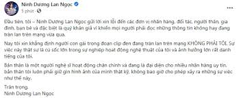 Theo nhiều người, đây chính là bằng chứng chứng minh ninh dương lan ngọc không phải là cô gái trong clip nóng trên web 18+. Fwd8h3 D19oosm