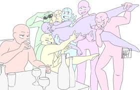 Draw The Squad Drawing Reference Poses Drawing Meme Anime Poses Reference