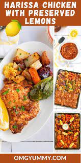 Harissa Chicken With Preserved Lemons Recipe Easy Chicken Dinner Recipes Easy Chicken Recipes Chicken Dinner Recipes