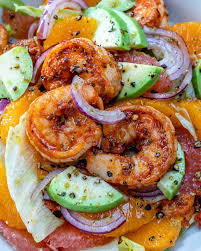Stir in the cooked shrimp, celery and light green scallions. Easy Citrus Cajun Shrimp Salad Recipe Healthy Fitness Meals