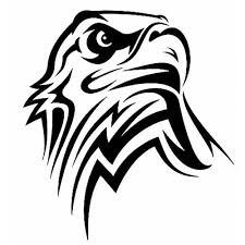 Black And White Eagle Flag Tattoo Pin On Eagle Flag
