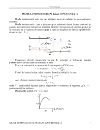 Pentru a reprezenta o diodă este. Doc Optoelectrica Diode Luminiscente Dedu Telespan Academia Edu