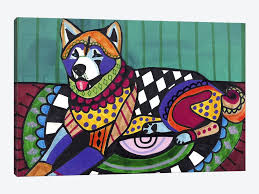 Galler3,063,500 kişi nüfusu, galler başkenti cardiff ve en büyük şehri cardiff. Akita Art Print By Heather Galler Icanvas