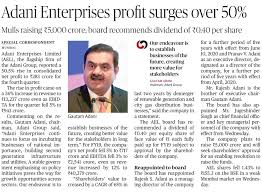 Adani enterprises stock forecast, 512599 share price prediction charts. Media Coverage Adani Enterprises Limited