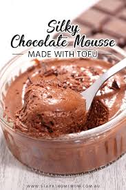 This Silky Chocolate Mousse Is So Smooth And Creamy That You Would Think It Was Full Of Cream But It S No Mousse Recipes Vegan Chocolate Mousse Tofu Dessert