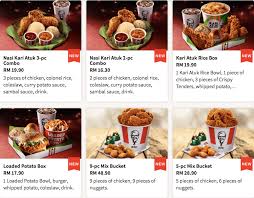 Kfc sendiri memiliki menu unggulan berupa paket goreng ayam yang banyak di gemari oleh para pelanggannya, namun selain jenis ayam goreng kfc juga memiliki sederetan menu lainnya yang tidak istimewanya dan hal ini akan kita sajikan nanti di bawah dengan lengkap beserta harganya. Kfc Malaysia Adds Nasi Kari Atuk To Ramadan Menu Hype Malaysia